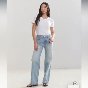 Re/done x Jenni Kayne Wide Leg Jeans, sz 25